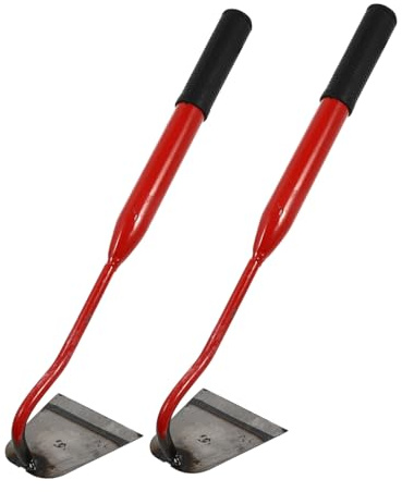 TOYANDONA 1 Jeu Outils De Jardinage Houe À Main Ergonomique pour Désherbage Et Creusage De Fleurs Et Légumes Outil Pratique Et avec Manche Confortable pour Efficacité Jardinage 2 Pièces