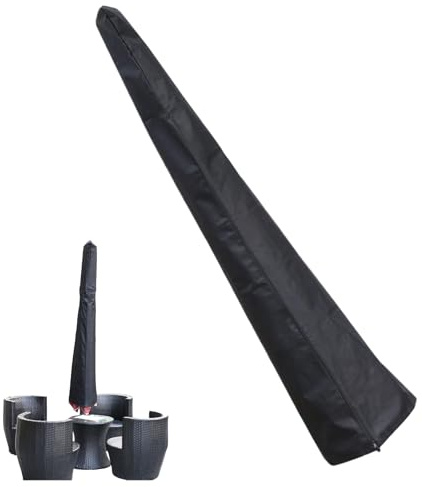 Copertura per ombrellone, protezione per patio, 190 x 51 x 30 cm, design antivento, parte di ricambio per uso sul ponte, giardino domestico, spazio esterno, patio dell'hotel, area ristorante, balcone