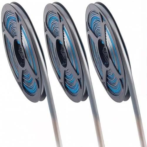 GORGECRAFT 3 Stück 6 m Selbstklebendes Dichtungsband 8mm Breit Grau Dichtungsband Für Keramikfliesen Zierleisten Dekoratives Dichtungsband Für Badezimmer Für Küchenspüle Herd Dusche Badewanne Decke