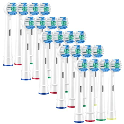 20 Piezas Recambios Cepillos Cabezas de Dientes Compatibles con Cepillos Electricos Oral B Braun, Profesionales Cabezales para Oral B Braun