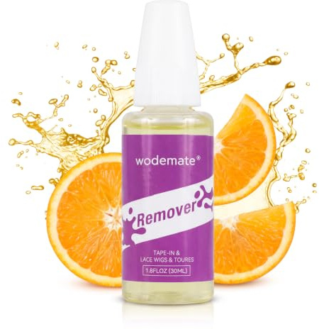 wodemate Tape Hair Extensions Remover, Wig Glue Remover, Adhesive Remover for Tape-ins | Fast Acting Tape-in Remover, Precise Pointed Tip Control, Efficiency Removal and No Residue