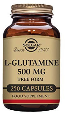 Solgar L-Glutamine 500 mg Vegetable Capsules - Pack of 250 - Fuel For Muscles - Supports An Active Healthy Lifestyle - Vegan and Gluten Free