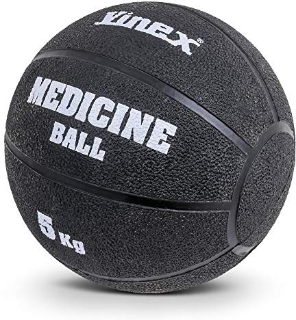 Robuster Medizinball aus Gummi | mit Ventil | 1 kg bis 13 kg | Gewichtsball | Fitnessball | Sportball | Gewichte