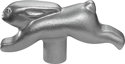STAUB 40510-661-0 Rabbit Lid Knob, Stainless Steel, Silber, 9 x 6 x 3.2 cm