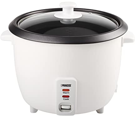 Princess 01.271940.01.001 Arrocera con recubrimiento interior antiadherente, Color Blanco, 1.8 l