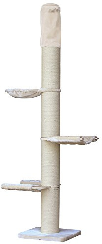 Nobby Kratzbaum Kalin, beige, 60 x 60 x 235-265 cm, 1 Stück