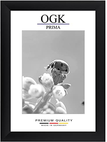 Online-GalleryKing Holz Bilderrahmen 98 x 75 cm in Schwarz matt | Foto | Poster | Puzzle | Galerie | Rahmen