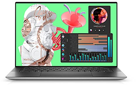 Dell XPS 15 (9510) Laptop | 15,6“ OLED 3,5k Touch 400nits Display | Intel Core i9-11900H | 32 GB RAM | 1TB SSD | NVIDIA GeForce RTX 3050Ti | Windows 11 Home | QWERTZ Tastatur | Silver