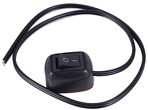 Mini Interrupteur De Voiture 220V, Asudaro DC 12V 10A Goutte d'eau Forme Pâte Type Bouton Interrupteur Interrupteur Marche/Arrêt pour Feux de Conduite Antibrouillard,Commutateur Modification Voiture