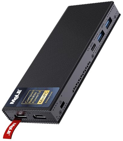 MeLE PCG02 Pro Fanless PC Stick, N100 8GB 128GB, Dual HDMI, Wi-Fi 5