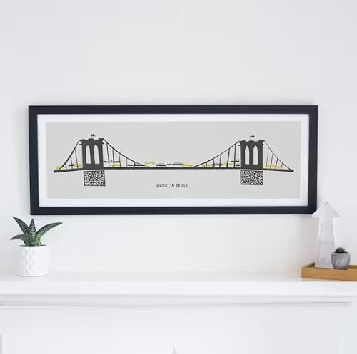 27 x 20 Panoramic Poster Frame Without Mount Black Hand MadeThin Border Wall Hanging Picture Photo Frame for Bedroom Living Room with MDF Wood and Safety Front