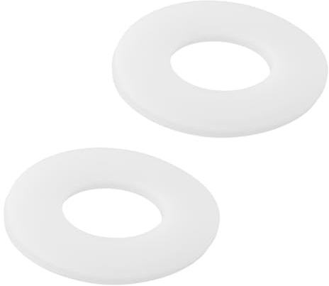 Confezione da 4 Guarnizioni di Ricambio per Valvola di Scarico del WC, Silicone Gomma Valvola a Filo Guarnizione Rondella Diaframma, Guarnizione di Ricambio per Diaframma per 816.418.00.1