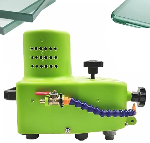 Portable Small Glass Edging Machine, Electric Glass Edger, Straight, Round, Beveled Edge Grinder, Glass Marble Ceramic Polishing Machine