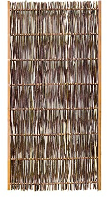 WEIDENPROFI Sichtschutz, Weidenzaun Modell STANDARD, Flechtzaun aus Weide, Größe (BxH): 90 x 180 cm