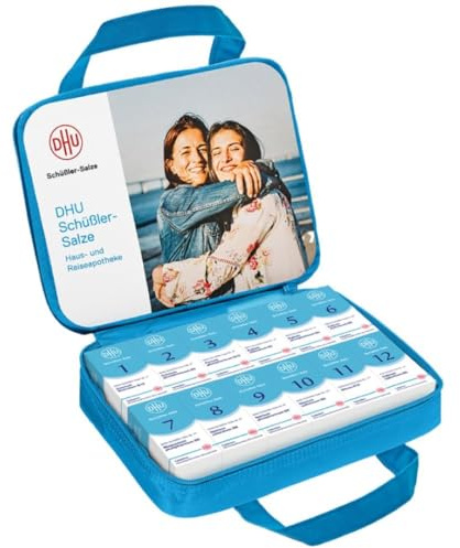 DHU Biochemische Haus- und Reiseapotheke, 1 St. Kombipackung | 12 x 80 St. – das Original – umweltfreundlich im Arzneiglas