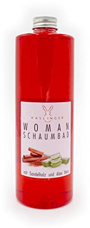 Haslinger Nr. 6521, Woman Sandelholz & Aloe Vera Schaumbad 400ml