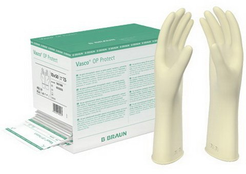 Vasco OP Protect Operationshandschuhe Naturlatex 50 Paar Gr. 6,5