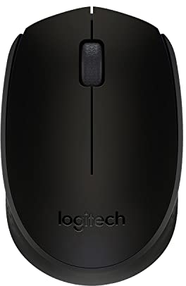 Logitech B170 Souris sans Fil, 2,4 GHz avec Nano-Récepteur, Suivi Optique, Batterie Longue Durée 12 Mois, Ambidextre, Compatible avec PC/Mac/Portable - Grise