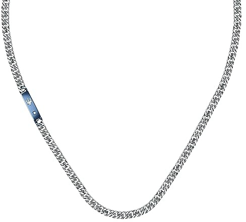 Maserati Herren Halskette, JEWELS Kollektion, aus Edelstahl, Diamanten, Blau PVD - JM221ATY02