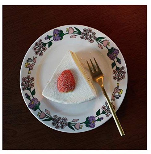 Piatti Piatti in ceramica Piatti Dessert Piatti di frutta Piastre di frutta Forniture for la casa Casa Colazione Prima colazione Piatto Piatti Western Piatti occidentali Piatti for la colazione Piatti