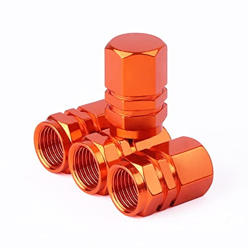 Bouchons de valve de pneu - Bouchons de valve de pneu robustes - Anti-poussière et hermétiques - Capuchons de roue en alliage d'aluminium - Accessoires de pneus universels pour voitures, SUV, vélos,
