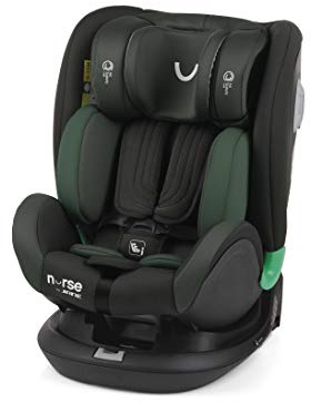 Nurse by Jané, Siège Auto, 40-150 cm, i-Size, Isofix et Top Tether, Option d’Installation Dos à la Marcha et Sens de la Marche, Pivotement 360º, Évolutif.