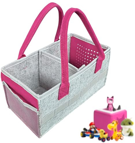 Rose Red Filz-Organizer-Tasche für Figur & Zubehör, Tragetasche mit Griff für Box & Zubehör