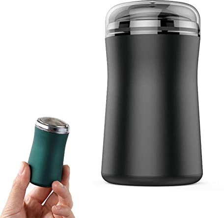 Londonatt Mini Electrical Shave, Londonatt Mini-Elektrorasierer, Tragbarer Mini-Elektrorasierer, Reise Elektrorasierer Herren, USB Wiederaufladbare Nass und Trockenrasierer (Schwarz)