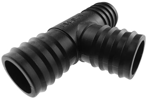 Pond Hose Connectors: T-Bend, Straight, Tap, Valve, Tee, Elbow, Flow Control, Adjustable, Leak-Proof Fittings for Water Pumps, Filters, and Irrigation Systems (T Connector 40mm - 1.6)