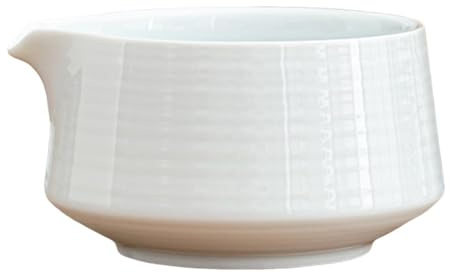 Yajuyi Tazón Japonés de Matcha de, Taza de Té de 560 Ml, Accesorios para Matcha con Boquilla, Tazón para Mezclar Matcha Hecho a Mano para La, Blanco, Individual