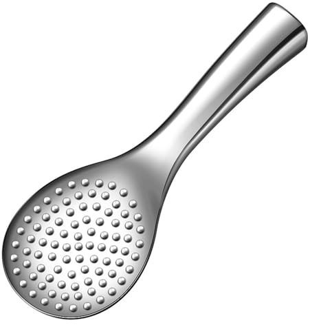 EdirFtra Paletta per Riso in Acciaio Inossidabile, Cucchiaio da Portata per Riso, Cucchiaio da Cucina Antiaderente, Cucchiaio da Portata per Riso per la ristorazione alberghiera Domestica