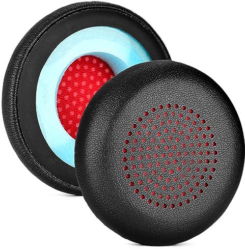 Comodi cuscinetti auricolari in pelle per Plantronic BLACKWIRE 5220 5210 7225 cuffie rotonde padiglioni auricolari