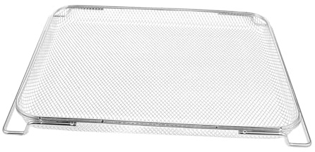 COLLBATH Airfryer Frittierkorb Edelstahl 304 Korb für Foodi Sp100/sp101b1/dt200 Heißluftfritteuse mit Großem Fassungsvermögen und Austauschbarem Grillrost