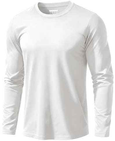 EKLENTSON Mens T Shirt Long Sleeve Cotton Plain T-Shirt | casual,work,crewneck,classic basic solid tops,lightweight work tee shirt,breathable,moisture wicking,soft