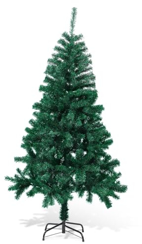 Alipis Sapin De Noël Artificiel Réaliste Décoration pour Intérieur Et Extérieur Montage Facile Branches Ajustables