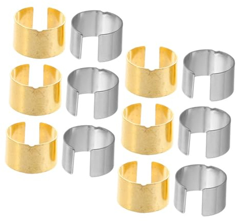 MAGICLULU 12pcs Universal Car Battery Post Shims and Terminal Sleeves Adaptor Kit for Positive Negative Posts Vehicle Battery Accessories