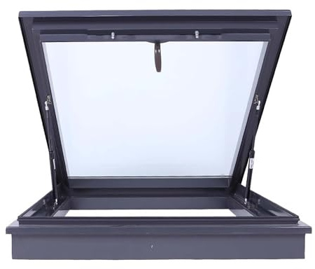 ZJXANMZ Underground windows Skylight, Hand Skylight, Clear Roof Window,Lighting Well Egress Window,Underground Well Lighting Door, for Shed, Roof Tent, Basement, Garage, Sun Room