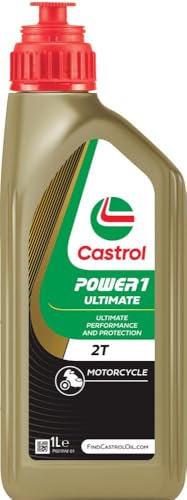 Olio lubrificante sintetico motori moto 2T Power 1 Racing 1L