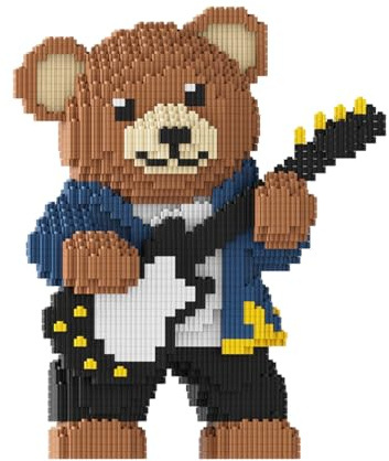 Orso Blocchi da costruzione, adorabile orsetto in mattoni, set di micro mattoni 3D per adulti e adolescenti, decorazione per la casa e l'ufficio, regalo di compleanno - 5500 pezzi