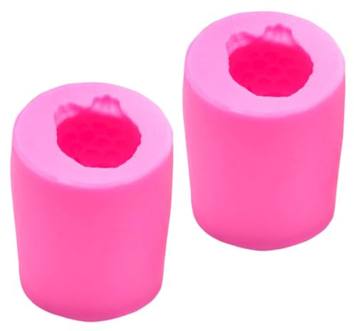 HOMOBABE 2 Stück pack Flexible 3d Eulen Silikonform Antihaft Selbstgemacht Fondant Kuchenform und Seifenform für Backzubehör und Kreative Dekorationen