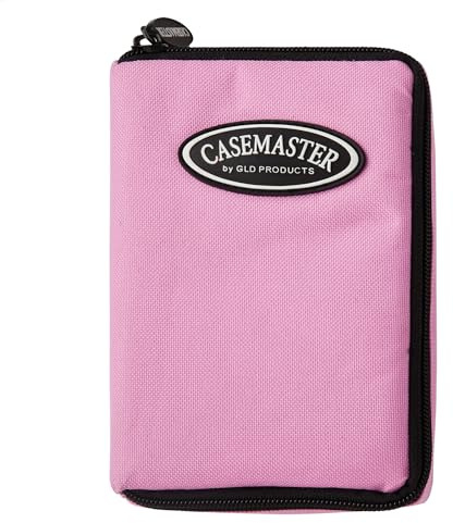 Casemaster Select Nylon Steel & Soft Tip Dart & Zubehörkoffer für 3 Dartpfeile, Schaumstoffkissen ermöglicht die offene Aufbewahrung von Flights ohne Quetschung