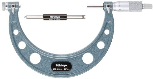 Mitutoyo 126-129 Gewinde-Bügelmessschrauben, 100-125 mm
