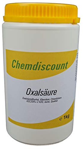 1kg Oxalsäure Pulver (Kleesalz, Ethandisäure), min 99,6%