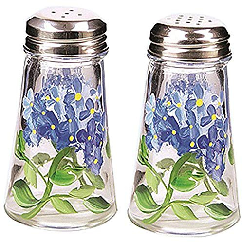 Grant Howard Tapered Salt and Pepper Shaker Set, 3.4 ounces, Blue