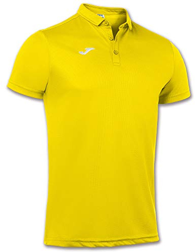 Joma 100437.900.XL Maglietta Polo - Hobby a Manica Corta da Uomo, Giallo, XL