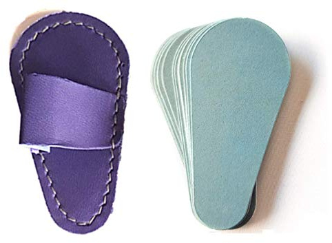 Decolores - Guante Depilatorio Facial - 1 Unidad - Guantes para Eliminar Vello y Células Muertas - Piel Suave y Perfecta - Color Malva