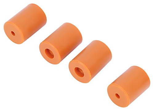 3D Drucker Zubehör Silikon Heissbett Nivelliersäule Plattform Silikon Stossdämpfer Nivellierer Hochtemperaturbeständig Verschleissfest Feder (orange, 25 mm*3 + 23 mm*1)