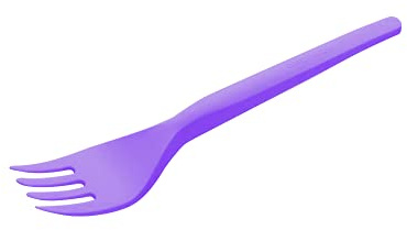 b10 Forchetta plastica (10 Pezzi) Viola
