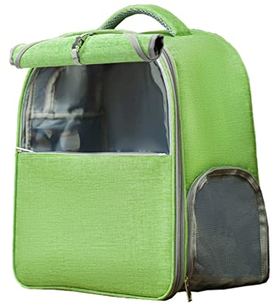 Samnuerly Katzen-Hunde-Katzentrage-Rucksack mit atmungsaktivem Netz-Hundetragetasche für Welpen, Hunderucksack für Reisen, Wandern, Outdoor-Einsatz (A)