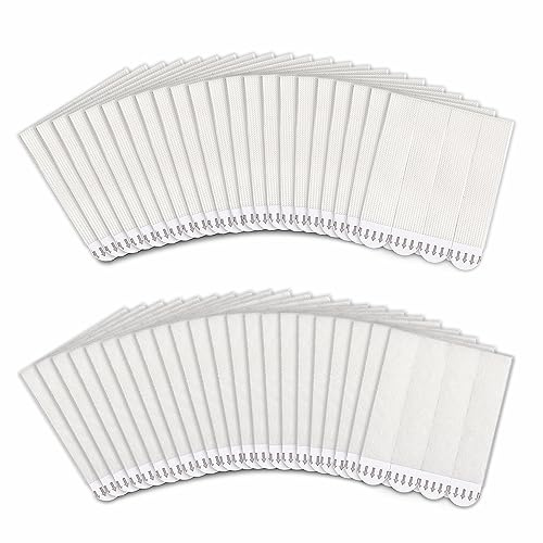 JELLYSUB Picture Hanging Strips Heavy Duty, 60 Pairs Large, Damage Free | Holds up to 7kg, Removable Picture Hangers for Frame and Home Decor, No Nails, No Tools, Clean Removal, Water-Resistant
